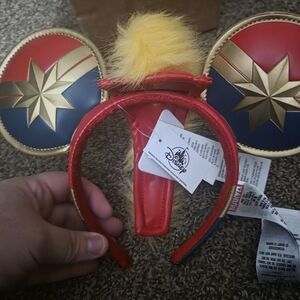 Disney Captain Marvel  Costume Ears Headband